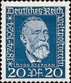 Stamp, 50th Anniv of U.P.U., German Realm,  