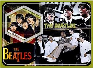 Souvenir Sheet, Music The Beatles, Cinderellas,  , Famous People, Musicians