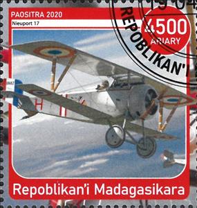 Stamp, Nieuport 17, Cinderellas,  , Air Forces, Aircraft, Aviation
