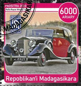 Stamp, Rolls-Royce, Cinderellas,  