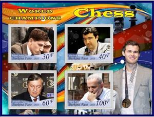 Mini Sheet, Sport Chess, Cinderellas,  , Chess