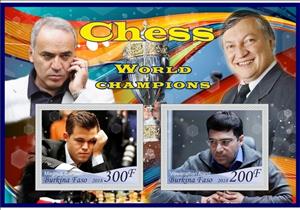 Mini Sheet, Sport Chess, Cinderellas,  , Chess