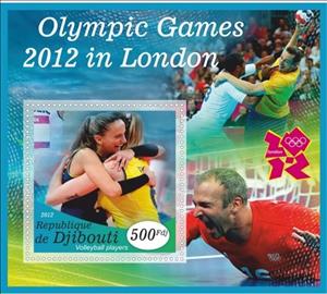Souvenir Sheet, Sport Olympic games 2012 in London, Cinderellas,  , Olympic Games, Sports