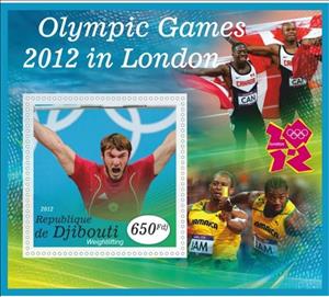 Souvenir Sheet, Sport Olympic games 2012 in London, Cinderellas,  , Olympic Games, Sports