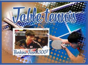 Souvenir Sheet, Sport Table tennis, Cinderellas,  