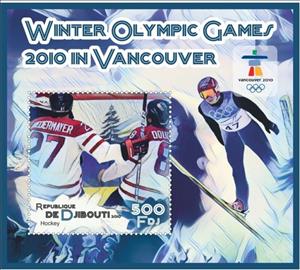 Souvenir Sheet, Sport Winter Olympic Games 2010 in Vancouver, Cinderellas,  , Olympic Games, Sports, Winter Sports