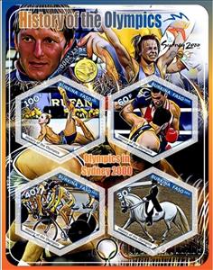 Mini Sheet, Sports Summer Olympics in Sydney 2000, Cinderellas,  , Olympic Games, Sports