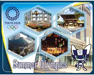 Mini Sheet, Sports Summer Olympics in Tokyo 2020, Cinderellas,  , Olympic Games, Sports