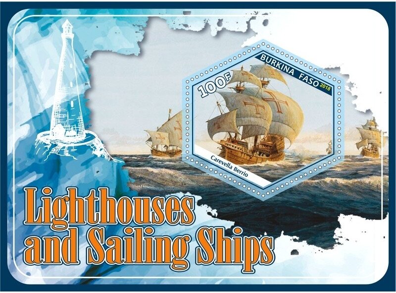 Transport Lighthouses and sailing ships