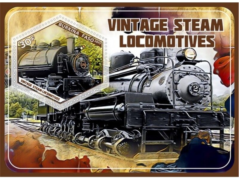 Transport Vintage steam locomotives