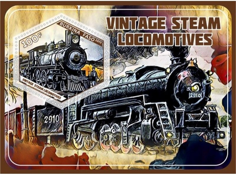 Transport Vintage steam locomotives
