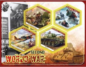 Mini Sheet, World War II, Cinderellas,  