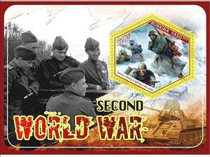 Souvenir Sheet, World War II, Cinderellas,  