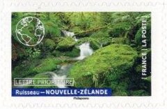 Stamp, Stream, New Zealand, France,  , Landscapes, Rivers
