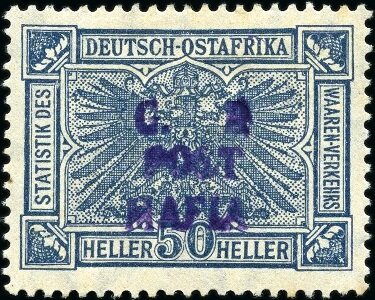 Imperial eagle overprinted "G.R. POST MAFIA"