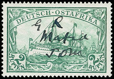 SMS "Hohenzollern" with manuscript validation