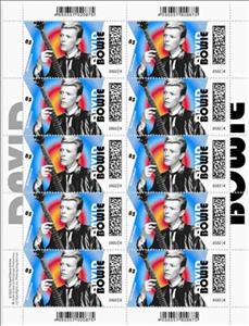 Mini Sheet, David Bowie, Musician, Germany, Federal Republic,  , Actors, Famous People, Musicians, Singers