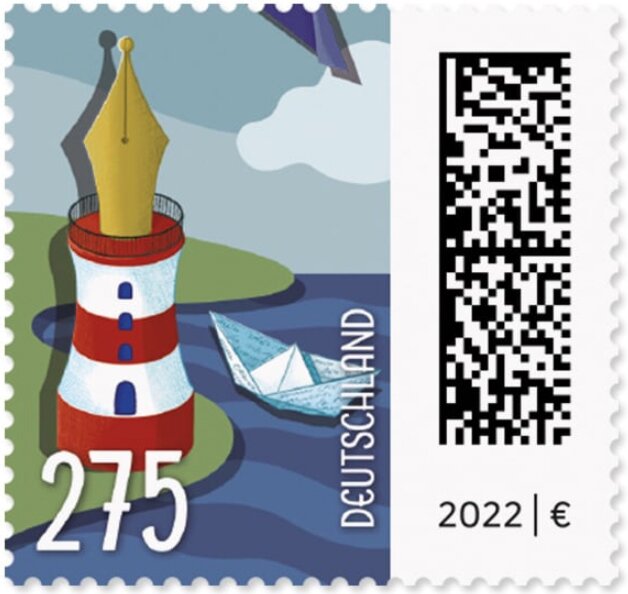 Letter As Boat By Lighthouse