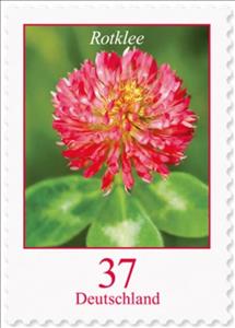 Stamp, Red Clover, Germany, Federal Republic,  , Flowers, Plants (Flora)
