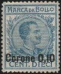 Stamp, King Victor Emanuel III facing right, Italy, Occ. Trentino & Venezia-Giulia- Rev. Stamps,  , Famous People, Heads of State, Kings, Men, Royalty