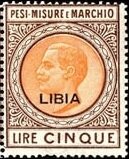 Vittorio Emanuele III facing left