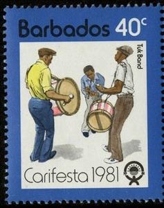 Stamp, Tuk Band, Barbados,  