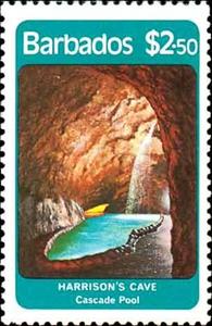 Stamp, Cascade Pool, Barbados,  , Caves