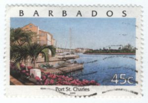 Stamp, Port St. Charles, Barbados,  