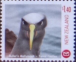 Stamp, Buller's Mollymawk, Personalized and Private Mail Stamps,  , Animals (Fauna), Birds