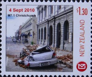 Stamp, Christchurch Earthquake Anniversary, Personalized and Private Mail Stamps,  