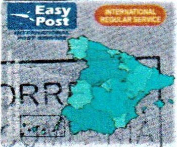 Stamp, Map of Spain, Personalized and Private Mail Stamps,  , Maps