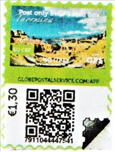 Stamp, Taorina, Personalized and Private Mail Stamps,  , Townscapes / City Views