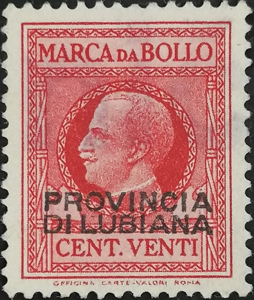 King Victor Emmanuele III Overprinted