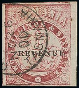Stamp, St George struggles with Dragon Overprinted REVENUE, Tasmania,  , Freedom Fighters, Horses, Saints