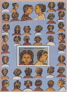 Souvenir Sheet, Hairstyles, Togo,  