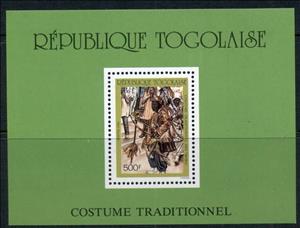 Souvenir Sheet, Moba, Togo,  , Suits and Costumes