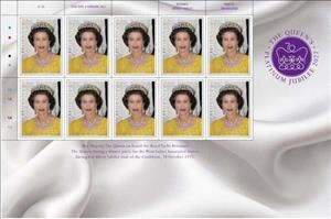 Mini Sheet, Platinum Jubilee of Queen Elizabeth II (2022), Alderney,  , Royalty