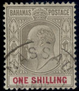 Stamp, King Edward VII (1841-1910), Bahamas,  