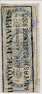 Stamp, Leopold II, Belgium- Revenue Stamps,  , Famous People, Heads of State, Kings, Men, Royalty