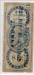 Stamp, Leopold II, Belgium- Revenue Stamps,  , Famous People, Heads of State, Kings, Men, Royalty