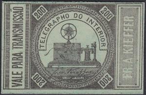Stamp, Valide to trasmition, Brazil,  , Telegraphy