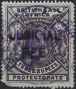 Stamp, Queen Victoria (1819-1901) and Lions, British East Africa Protectorate- Revenue Stamps,  , Animals (Fauna), Crowns and Coronets, Famous People, Heads of State, Лев, Queens, Royalty, Women