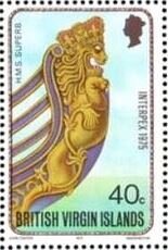 Stamp, HMS Superb, British Virgin Islands,  , Philatelic Exhibitions