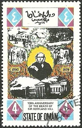 Stamp, 100th anniwersary of the death of sir Rowland Hill, Cinderellas,  , Reformers
