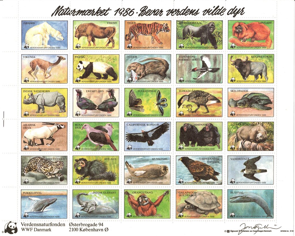 Denmark WWF 1986