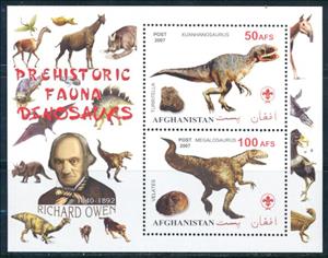 Mini Sheet, Dinosaurs, Cinderellas,  , Dinosaurs, Prehistorical Animals