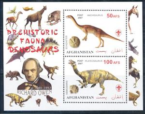 Mini Sheet, Dinosaurs, Cinderellas,  , Dinosaurs, Prehistorical Animals