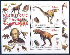 Mini Sheet, Dinosaurs, Cinderellas,  , Dinosaurs, Prehistorical Animals