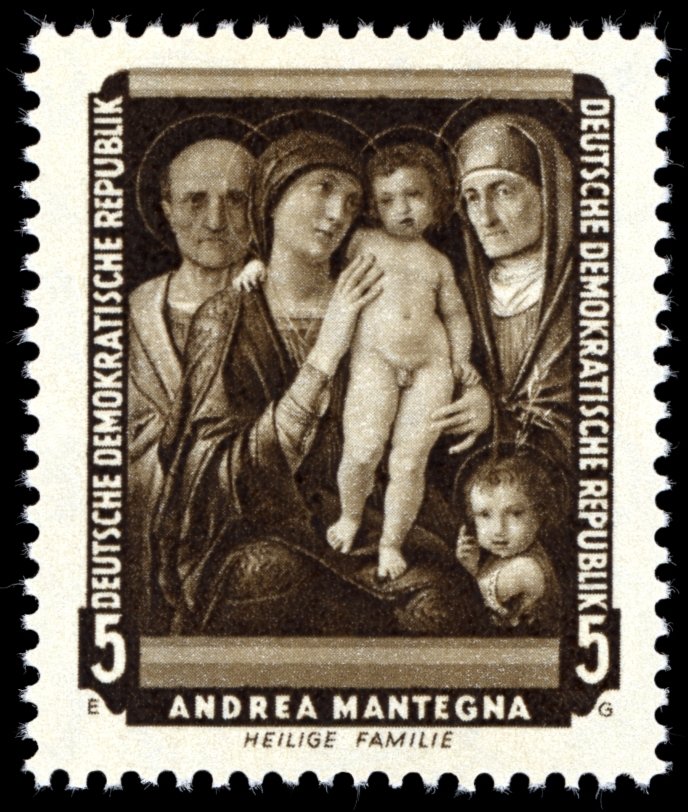 "The Holy Family", by A. Mantegna