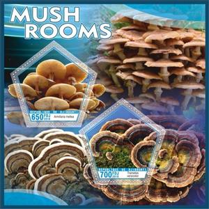 Mini Sheet, Mushrooms, Cinderellas,  
